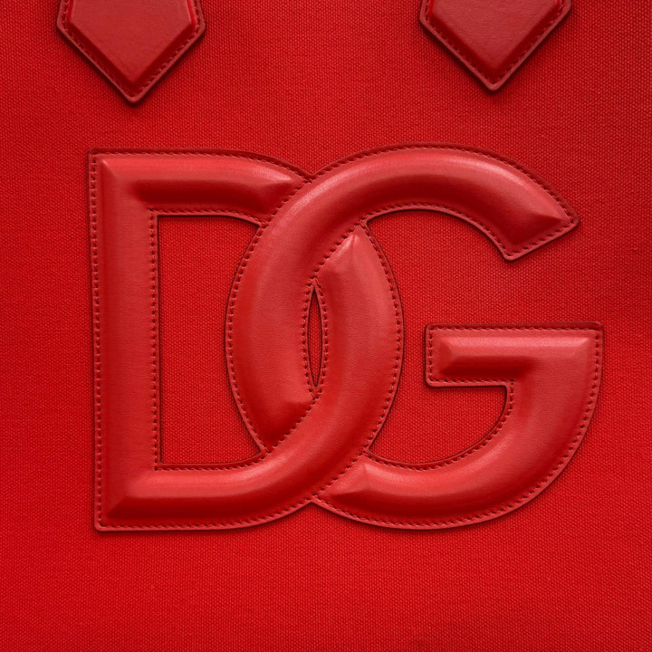Excellent DOLCE&GABBANA Tote Bag Red canvas Women
