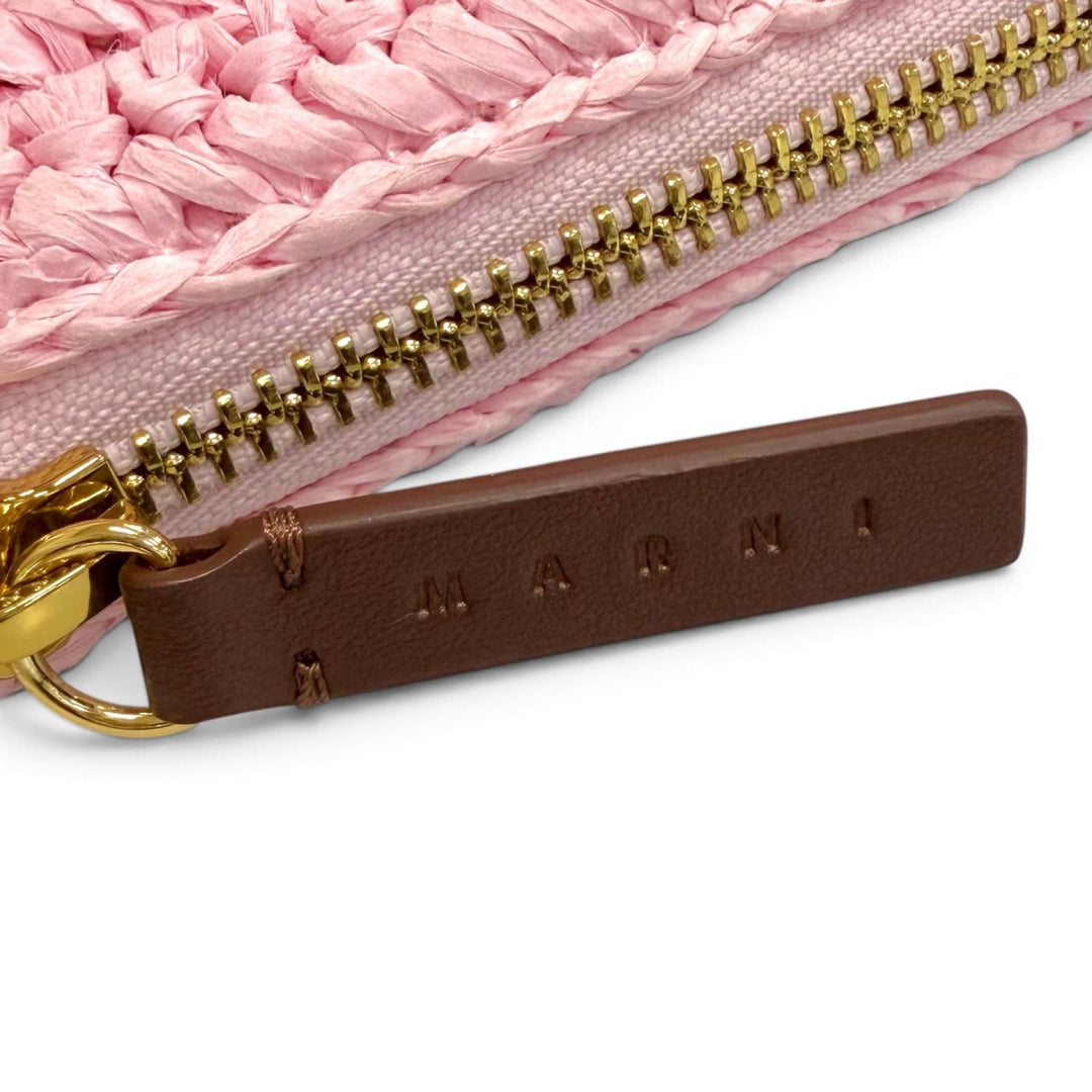 Excellent MARNI Shoulder Bag Seaside Raffia Bicolor Sacoche PHM00046U0 P9110