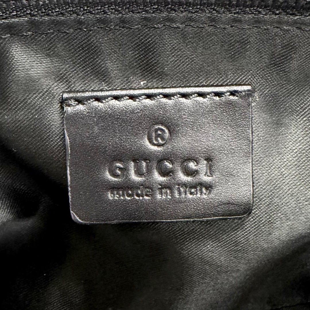Excellent GUCCI Pouch With logo accessory pouch Dark brown GG canvas 039 1103