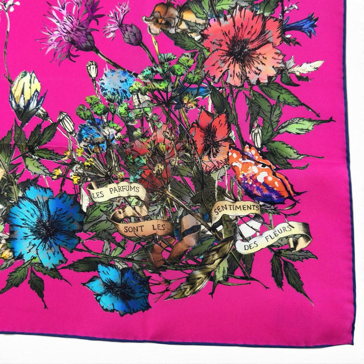 Excellent Christian Dior scarf D-MILLEFIORI Multi silk Women 34MIF070I611
