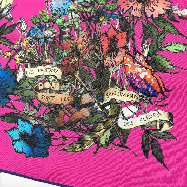 Excellent Christian Dior scarf D-MILLEFIORI Multi silk Women 34MIF070I611