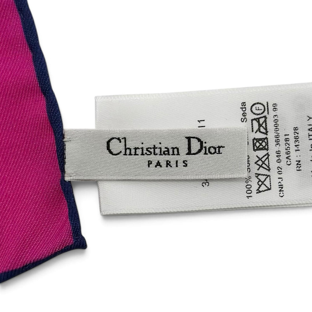 Excellent Christian Dior scarf D-MILLEFIORI Multi silk Women 34MIF070I611