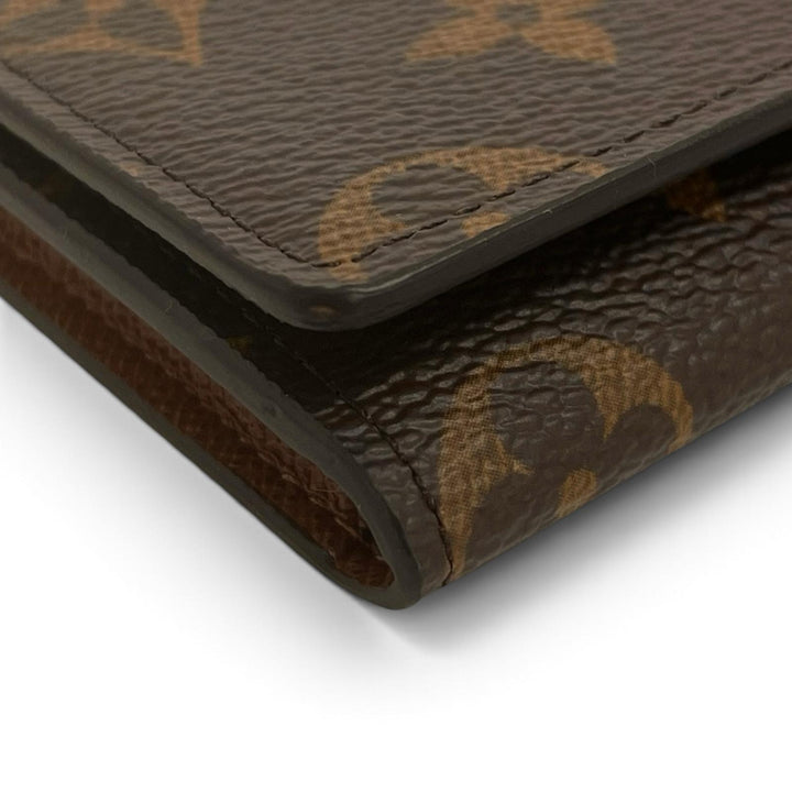 Pristine LOUIS VUITTON Pass case Anneveld Cult de Visit name card holder M63801