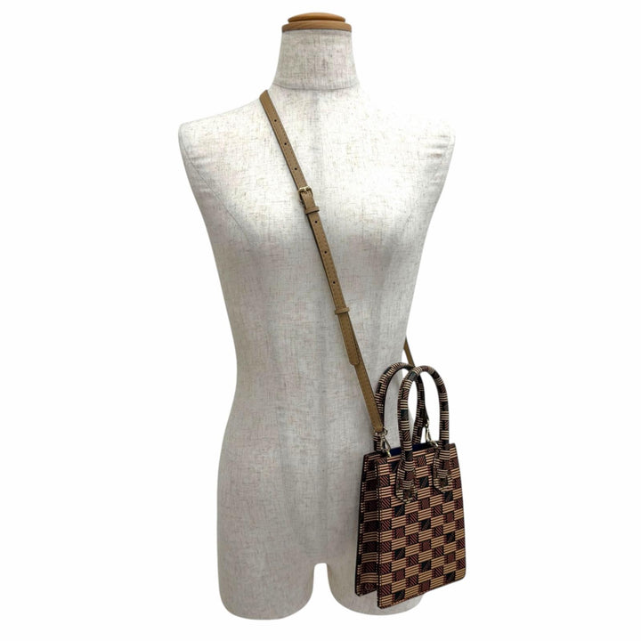 Excellent MOREAU PARIS Suite Junior All-over print 2-way handbag/shoulder bag