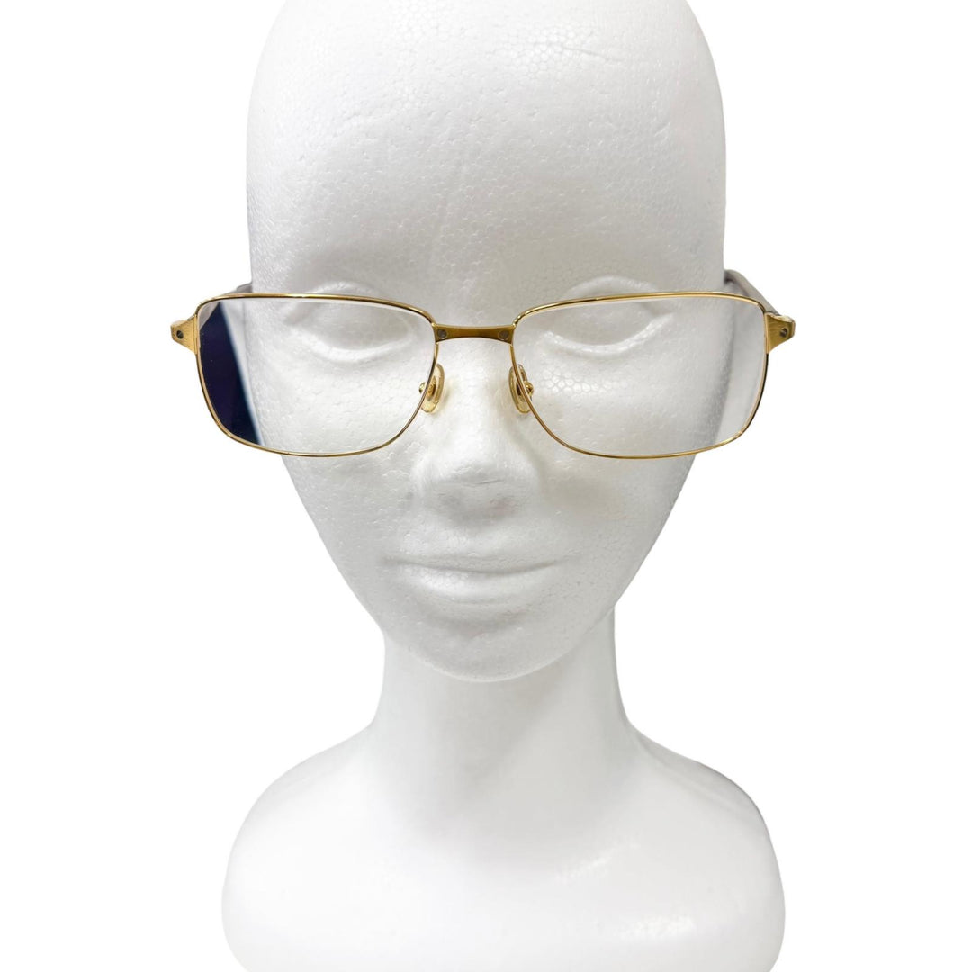 Great Cartier Glasses Tortoiseshell Pattern Santos de Cartier Square gold