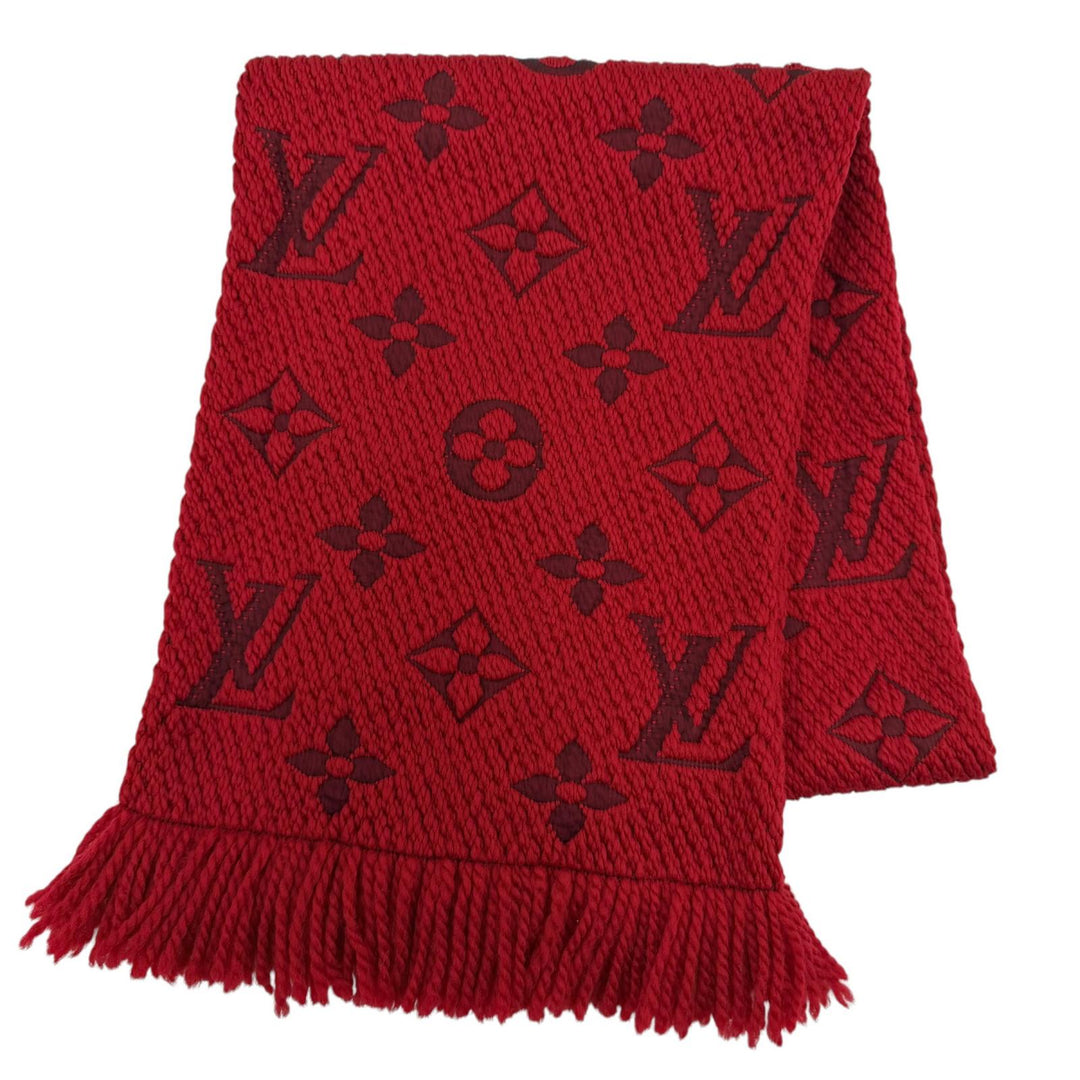 Great LOUIS VUITTON Scarf Esharp Logomania Monogram wool Women M72432