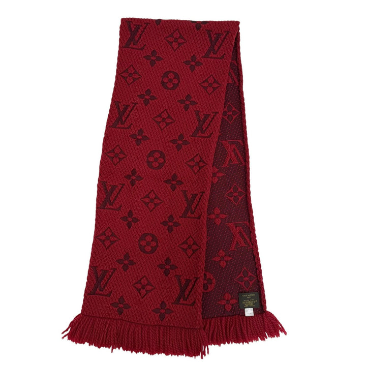 Great LOUIS VUITTON Scarf Esharp Logomania Monogram wool Women M72432