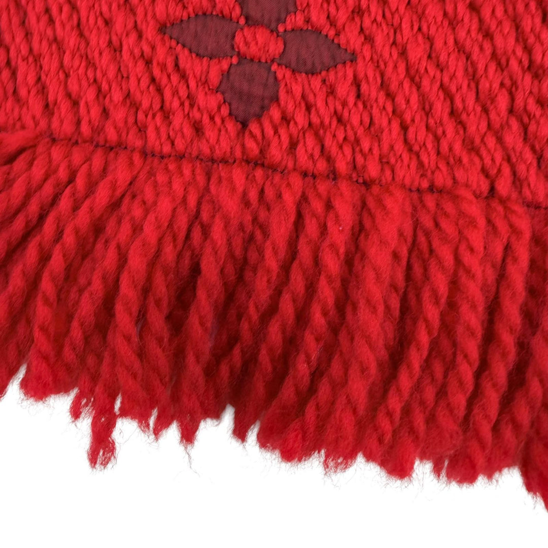 Great LOUIS VUITTON Scarf Esharp Logomania Monogram wool Women M72432