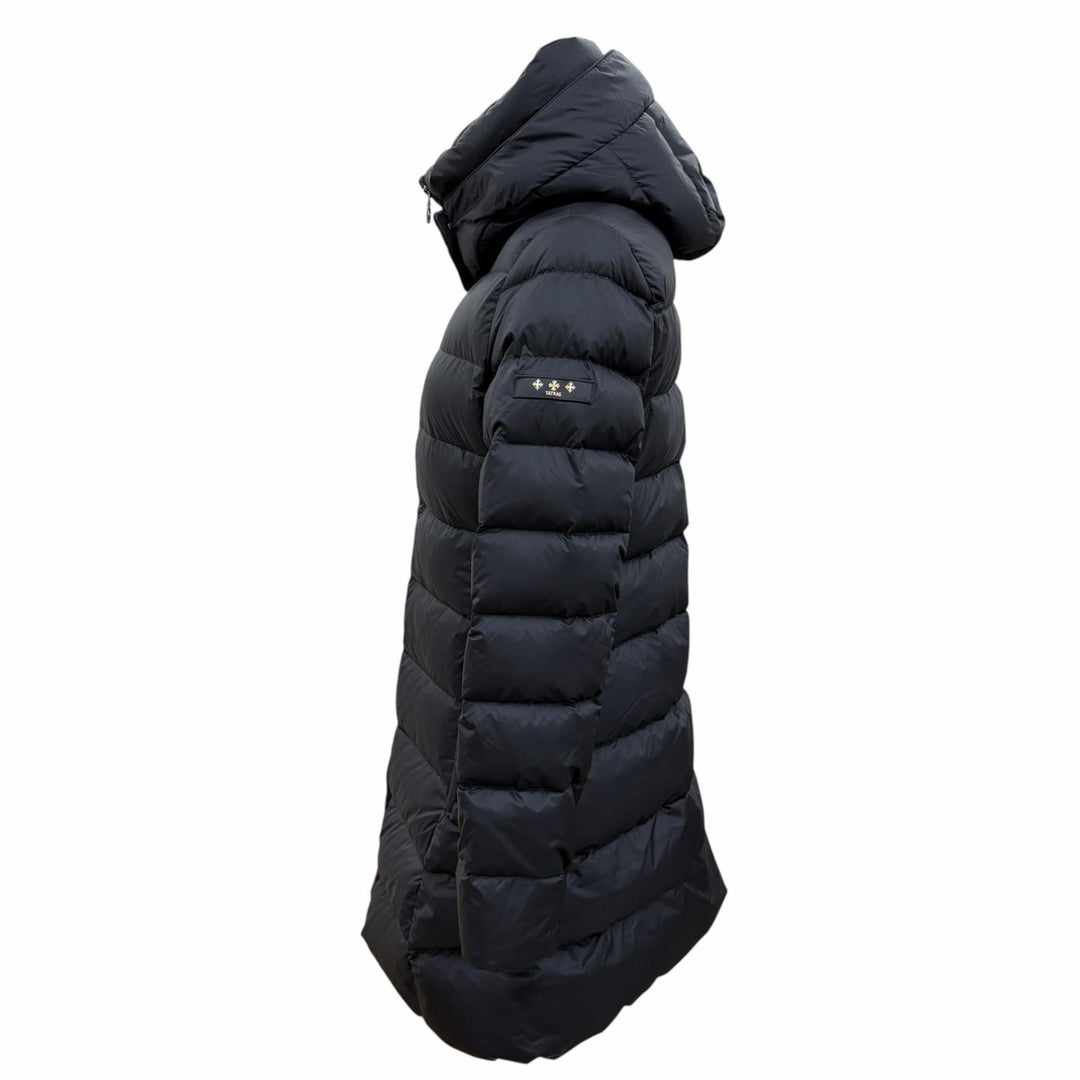 Great TATRAS down coat POLITEAMA With hood black Nylon Women LJXA0005013588