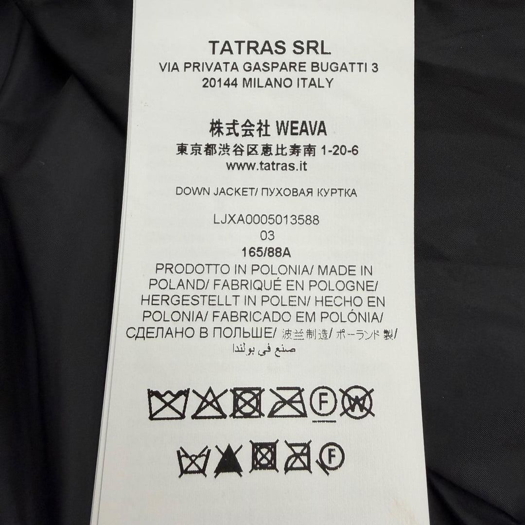 Great TATRAS down coat POLITEAMA With hood black Nylon Women LJXA0005013588