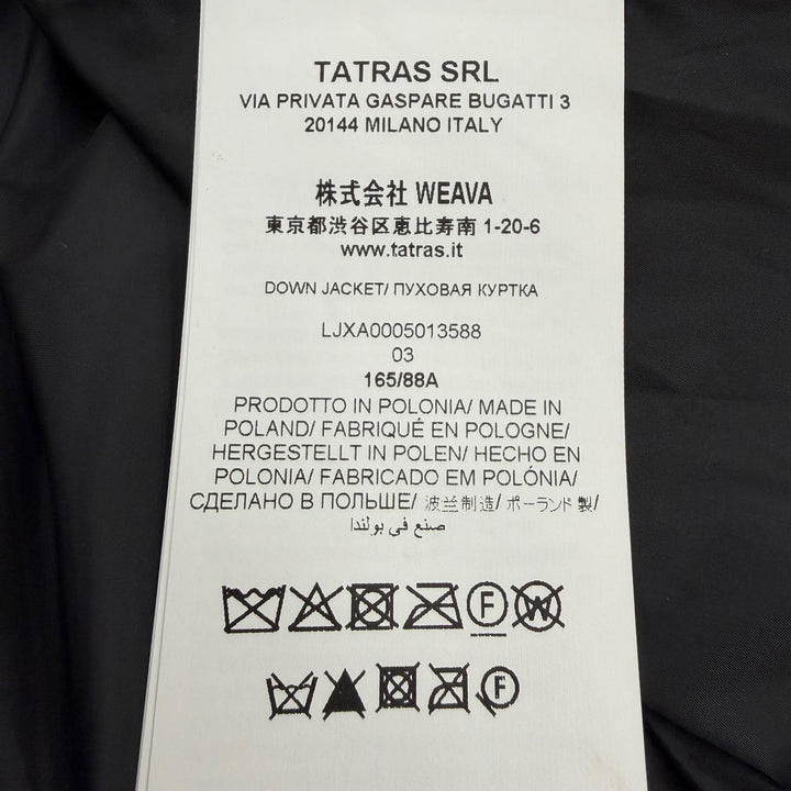 Great TATRAS down coat POLITEAMA With hood black Nylon Women LJXA0005013588