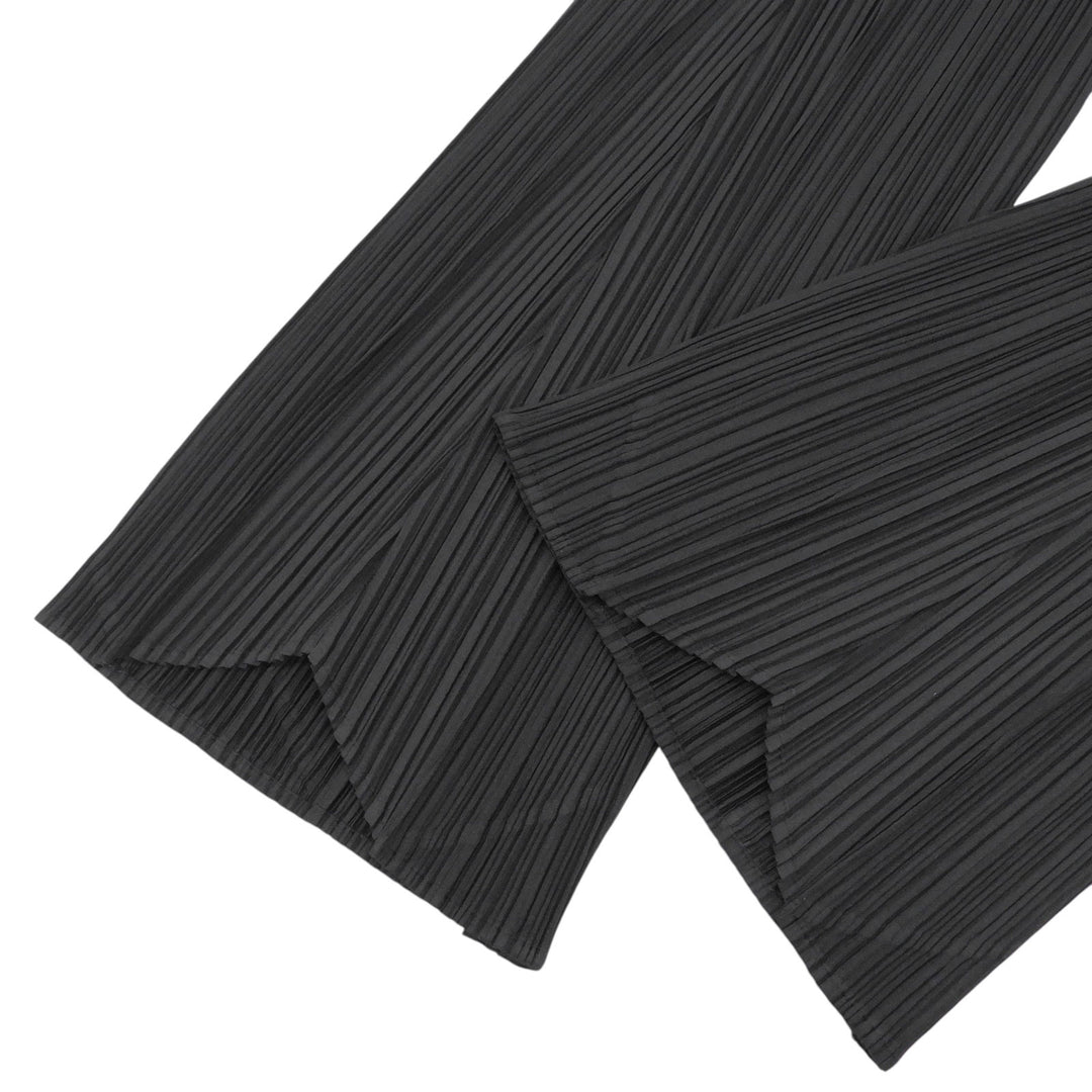 Great PLEATS PLEASE Pants Pleated black polyester Women 1 PP51-JF165