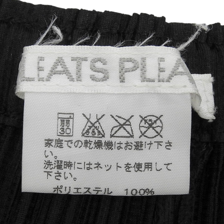 Great PLEATS PLEASE Pants Pleated black polyester Women 1 PP51-JF165