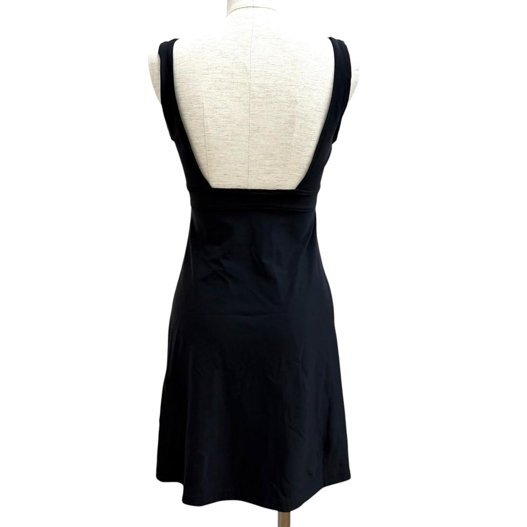 Great CHANEL one piece COCO Mark embroidered jersey Nylon 38 97C P08597