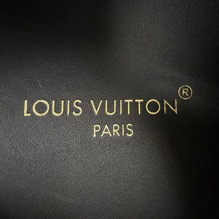 Excellent LOUIS VUITTON Low cut sneakers Beverly Hills Line black