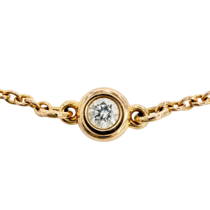 Great TIFFANY&Co. bracelet By the yard Pink gold AU750 Women