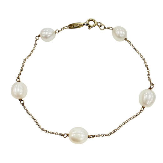 Great TIFFANY&Co. bracelet By the yard Yellow Gold 750 Women