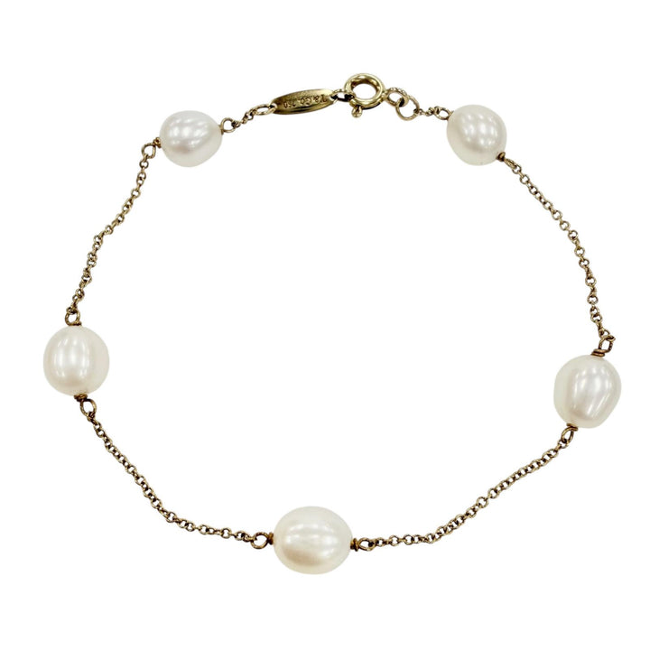 Great TIFFANY&Co. bracelet By the yard Yellow Gold 750 Women