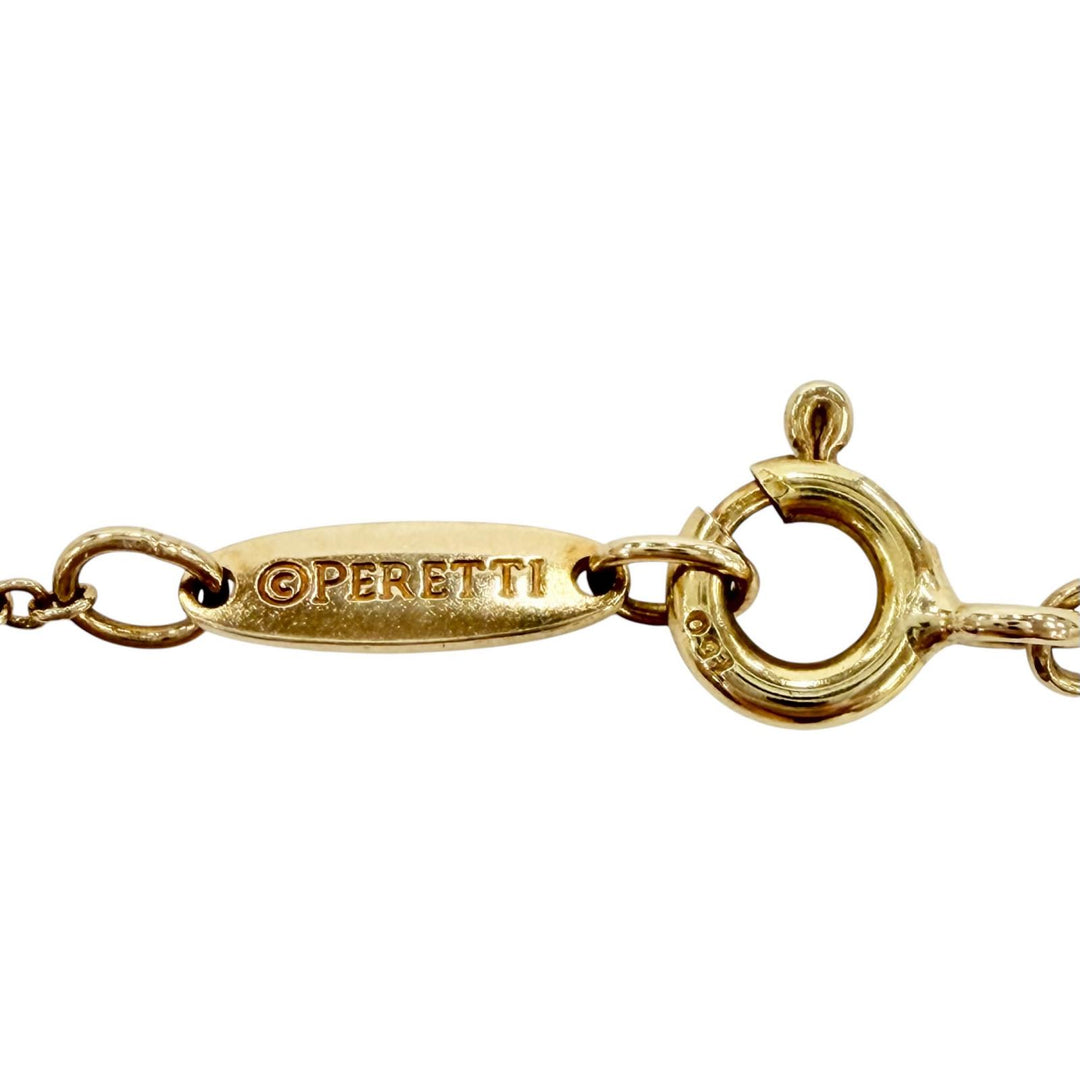 Great TIFFANY&Co. bracelet By the yard Yellow Gold 750 Women