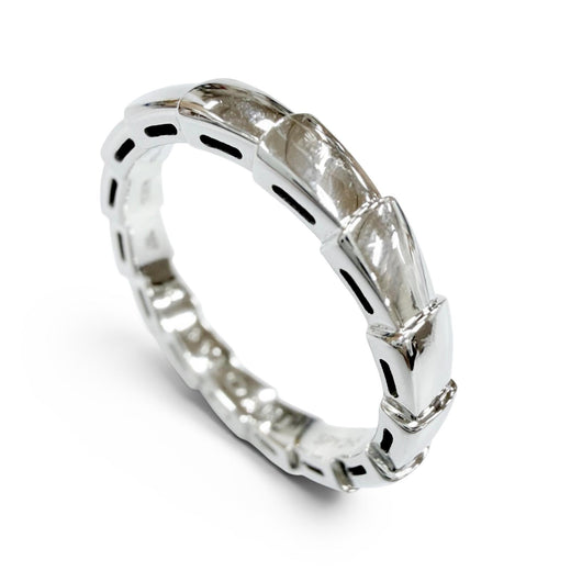 Excellent BVLGARI Ring ring Serpenti Viper Ring White gold AU750 mens 58