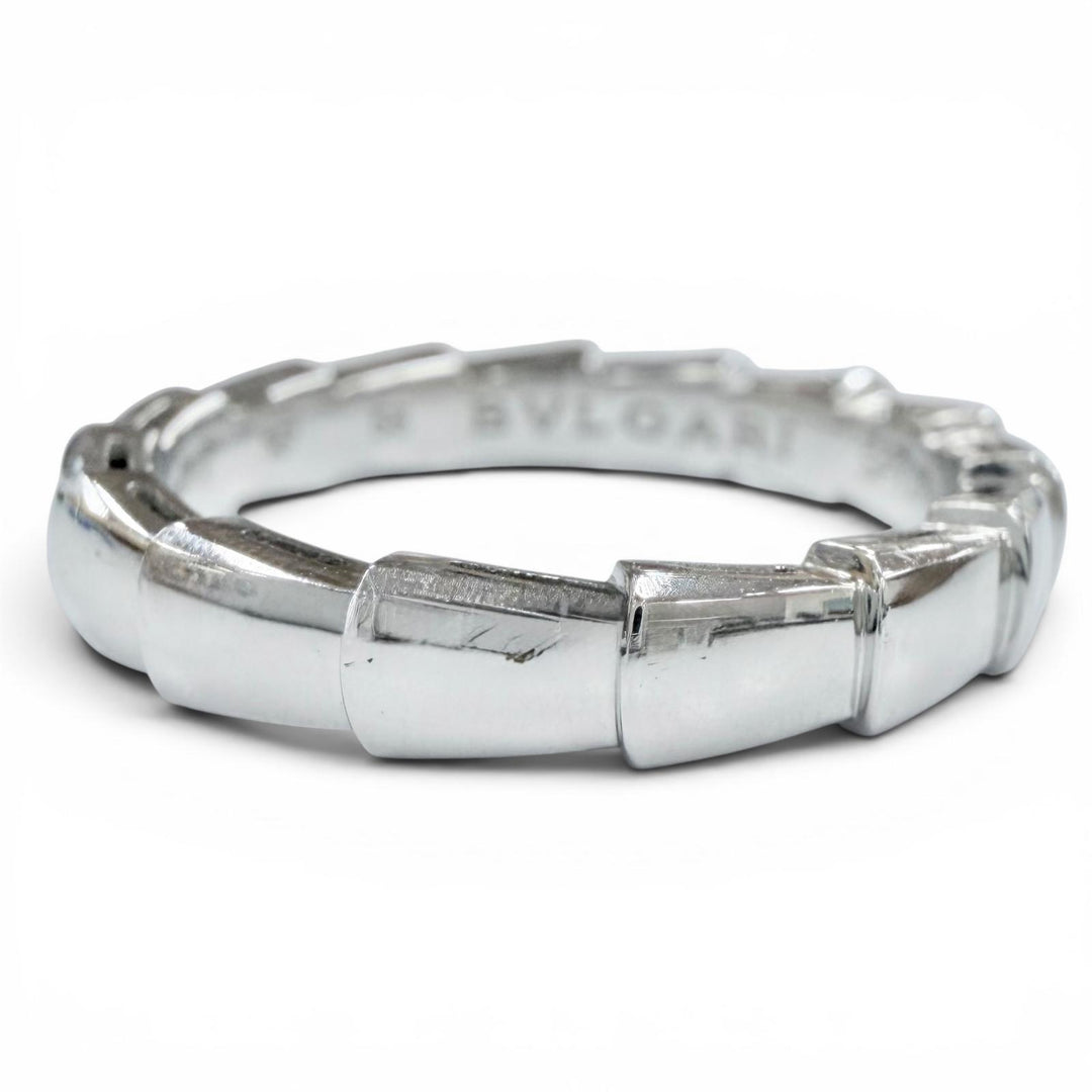 Excellent BVLGARI Ring ring Serpenti Viper Ring White gold AU750 mens 58