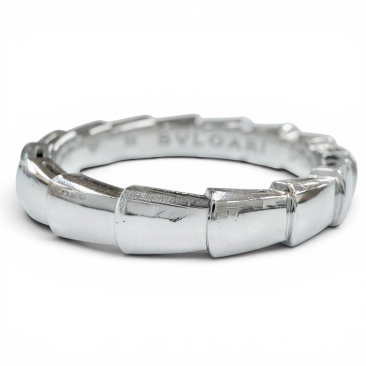 Excellent BVLGARI Ring ring Serpenti Viper Ring White gold AU750 mens 58