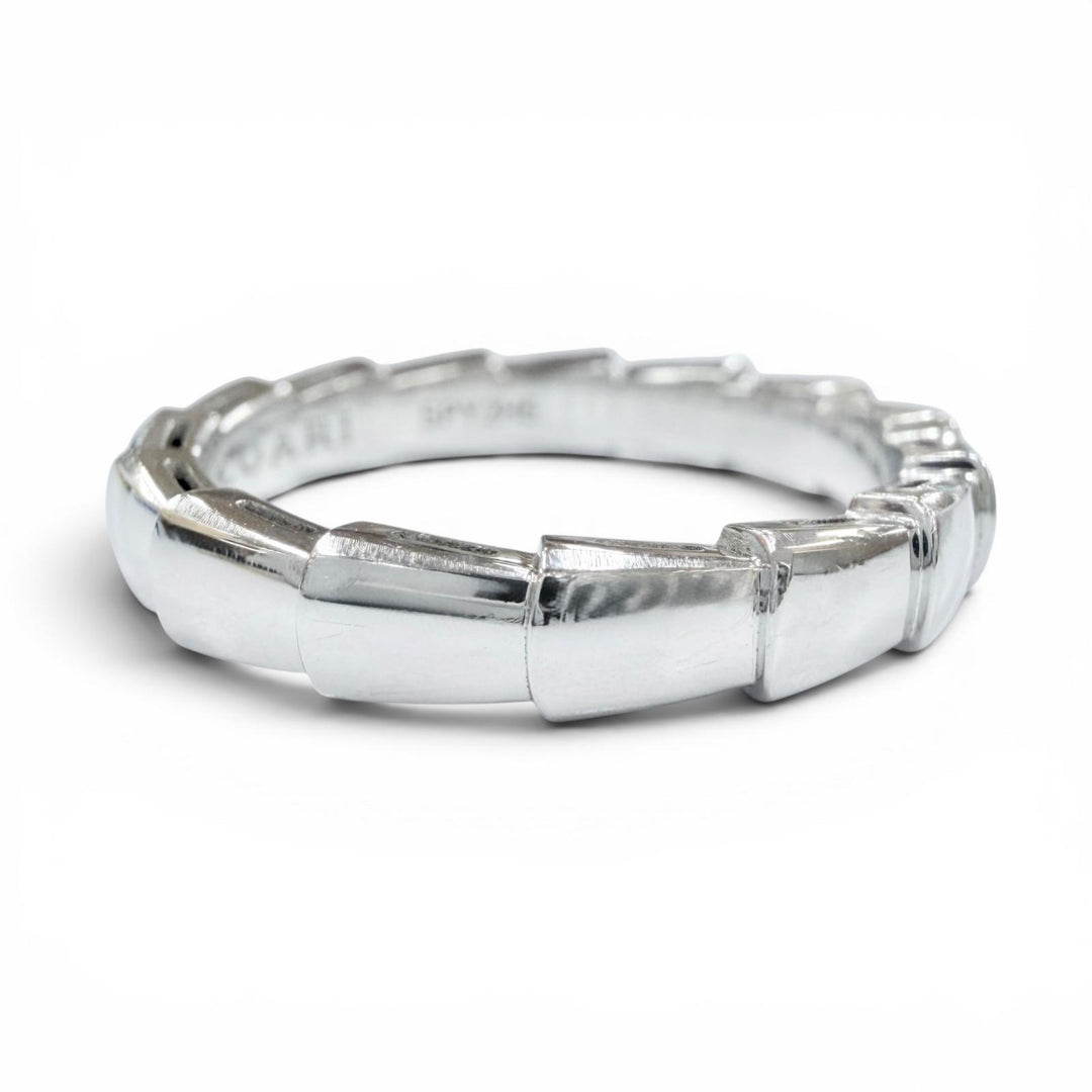Excellent BVLGARI Ring ring Serpenti Viper Ring White gold AU750 mens 58