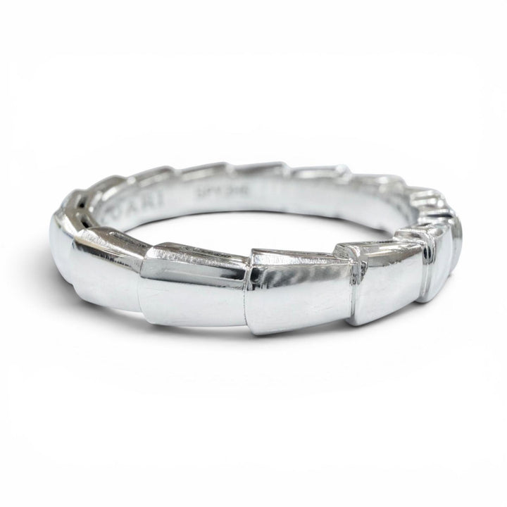 Excellent BVLGARI Ring ring Serpenti Viper Ring White gold AU750 mens 58