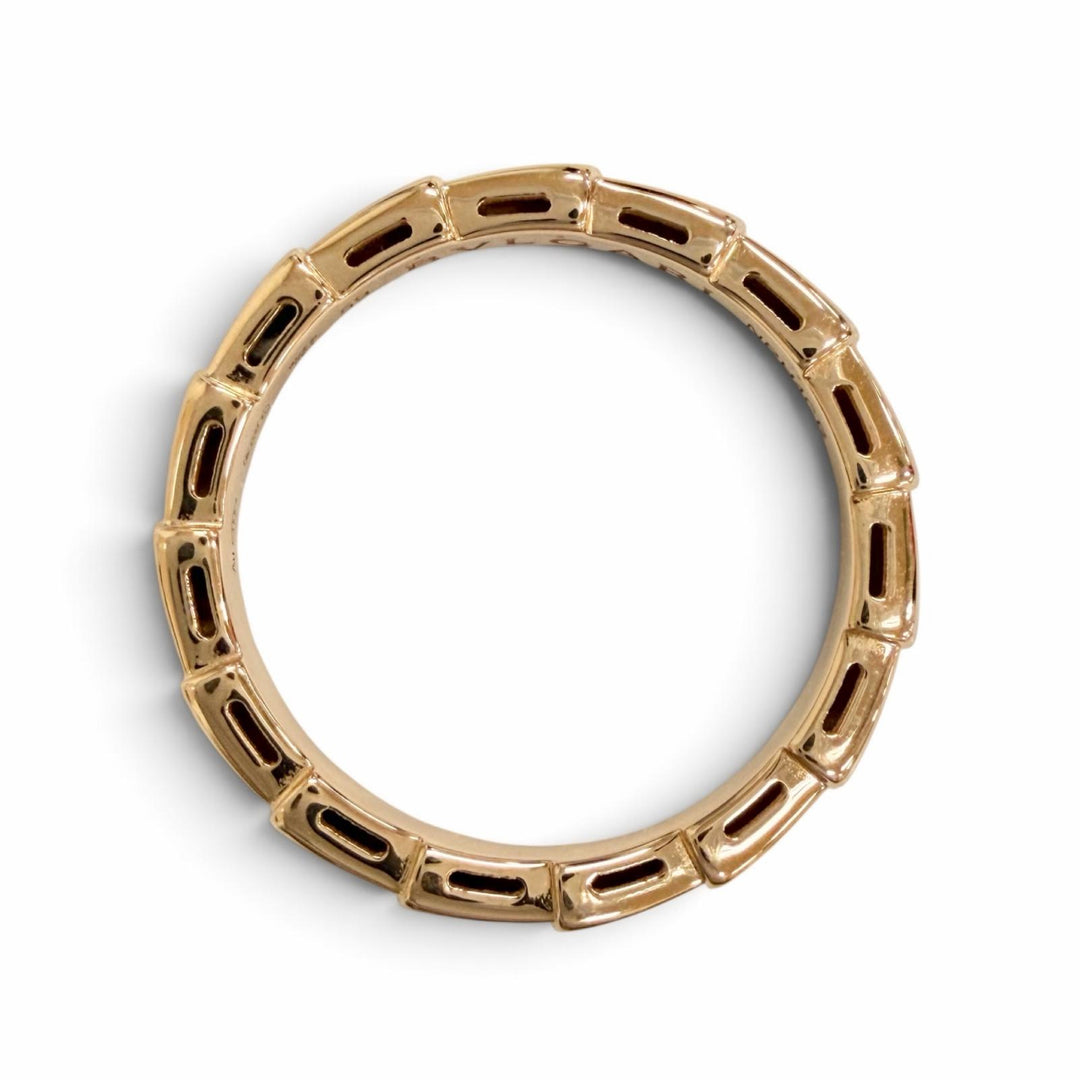 Excellent BVLGARI Ring ring Serpenti Viper Ring 750(PG) Pink gold AU750 mens