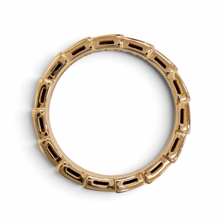 Excellent BVLGARI Ring ring Serpenti Viper Ring 750(PG) Pink gold AU750 mens