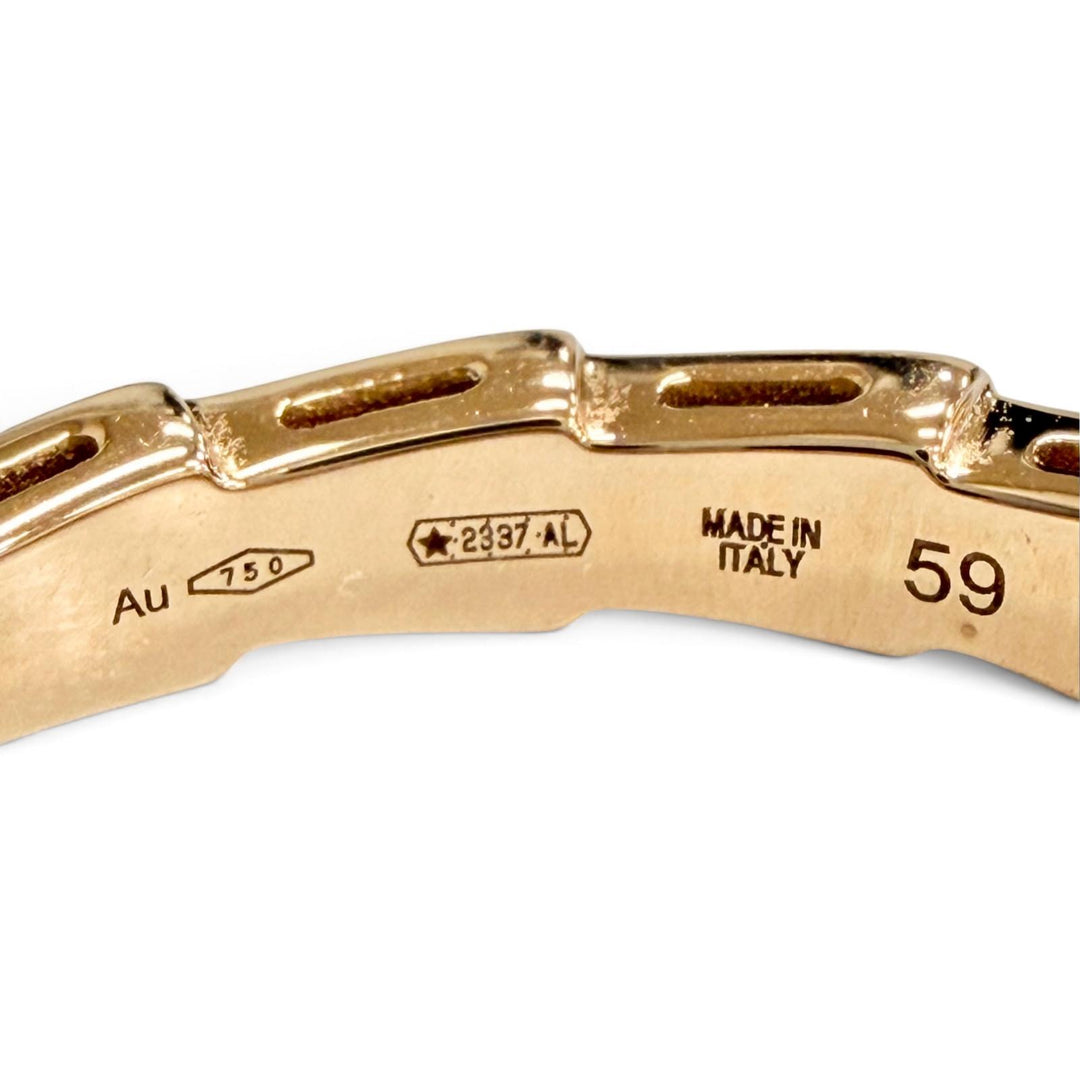 Excellent BVLGARI Ring ring Serpenti Viper Ring 750(PG) Pink gold AU750 mens