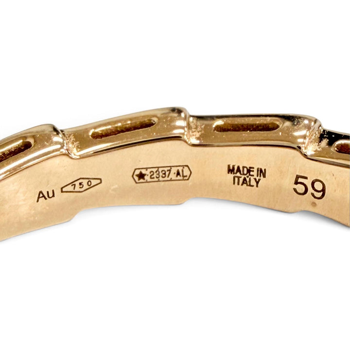Excellent BVLGARI Ring ring Serpenti Viper Ring 750(PG) Pink gold AU750 mens