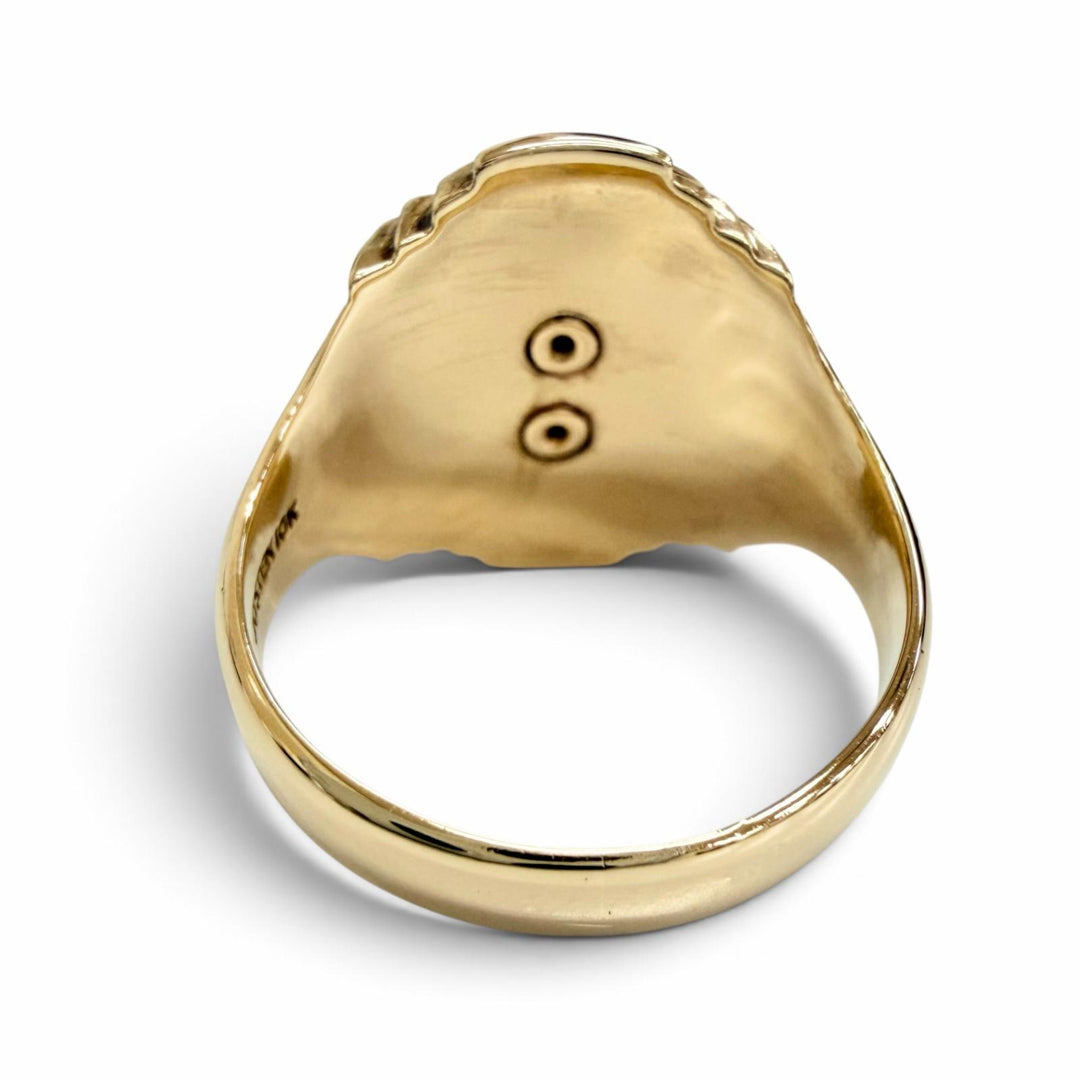 Very Good JOSTEN 1957 Rutland Senior Secondary College Ring gold 10K mens