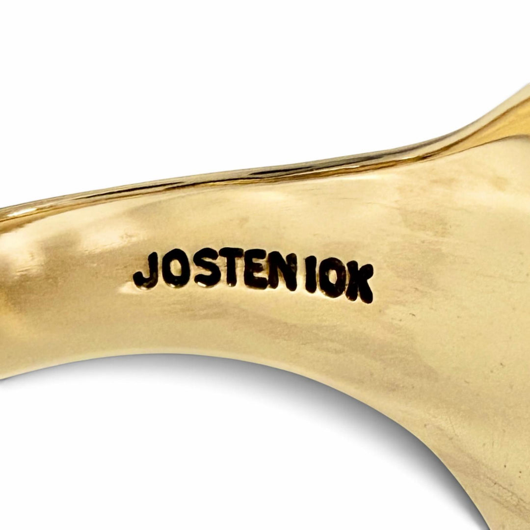 Very Good JOSTEN 1957 Rutland Senior Secondary College Ring gold 10K mens