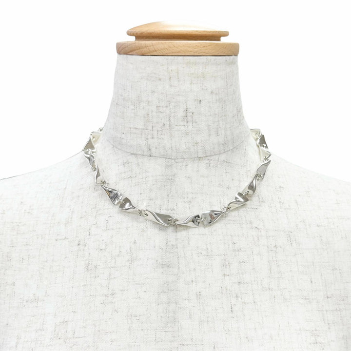 Excellent Georg Jensen Necklace Butterfly Necklace Silver 925 Women 104A