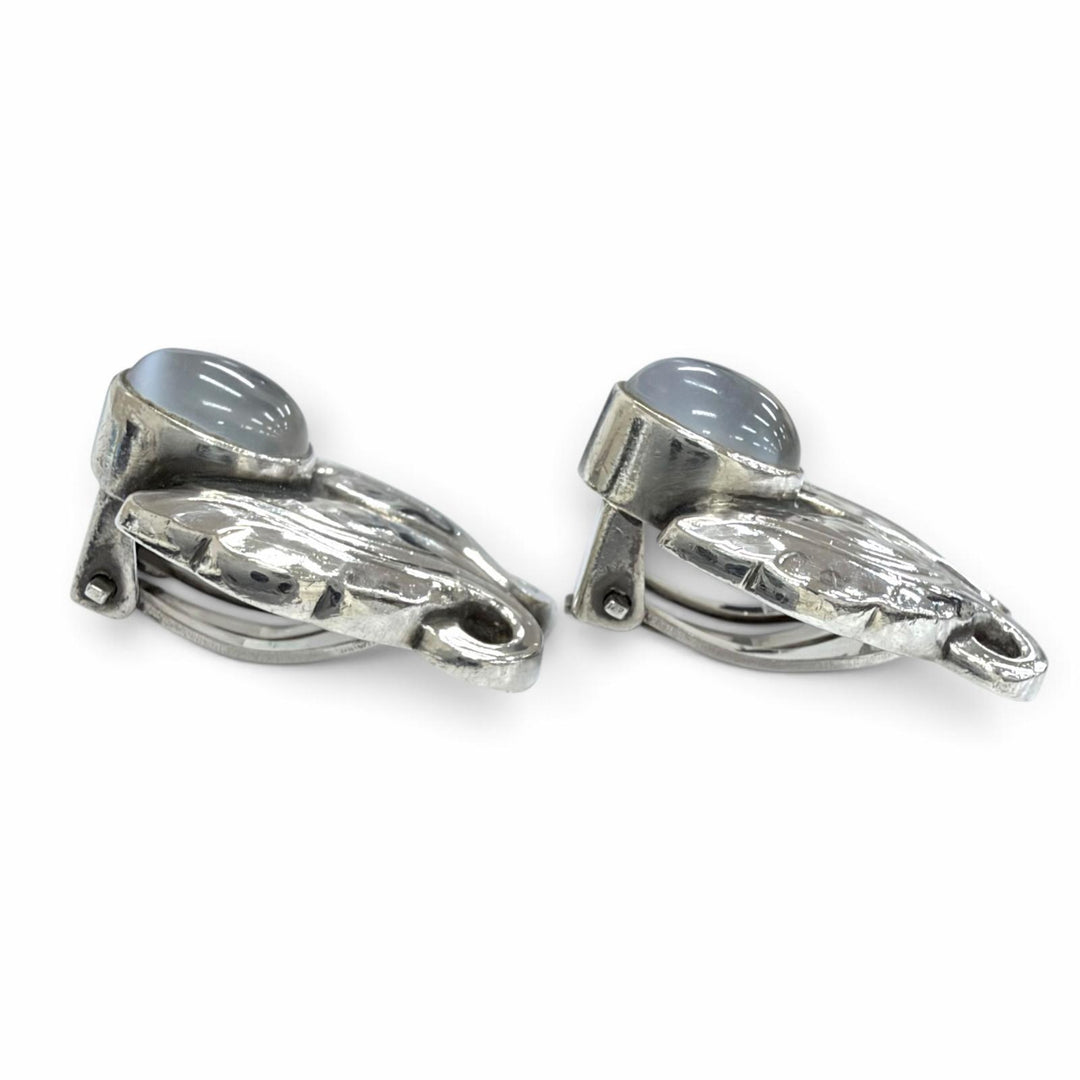 Great Georg Jensen Earring moonlight blossom Silver 925 Women 108