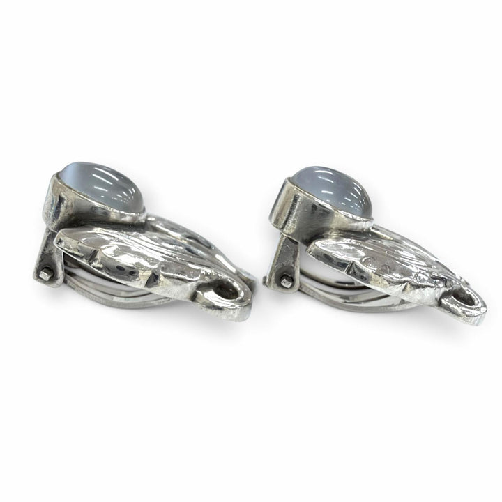 Great Georg Jensen Earring moonlight blossom Silver 925 Women 108