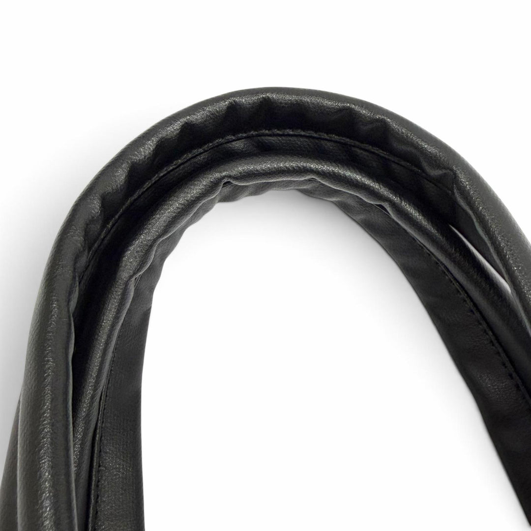 Excellent CHANEL Tote Bag Paris Biarritz PM black Coated canvas Women A34208