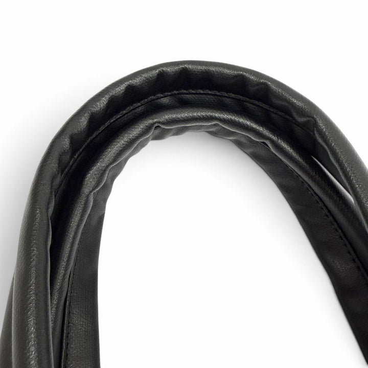 Excellent CHANEL Tote Bag Paris Biarritz PM black Coated canvas Women A34208