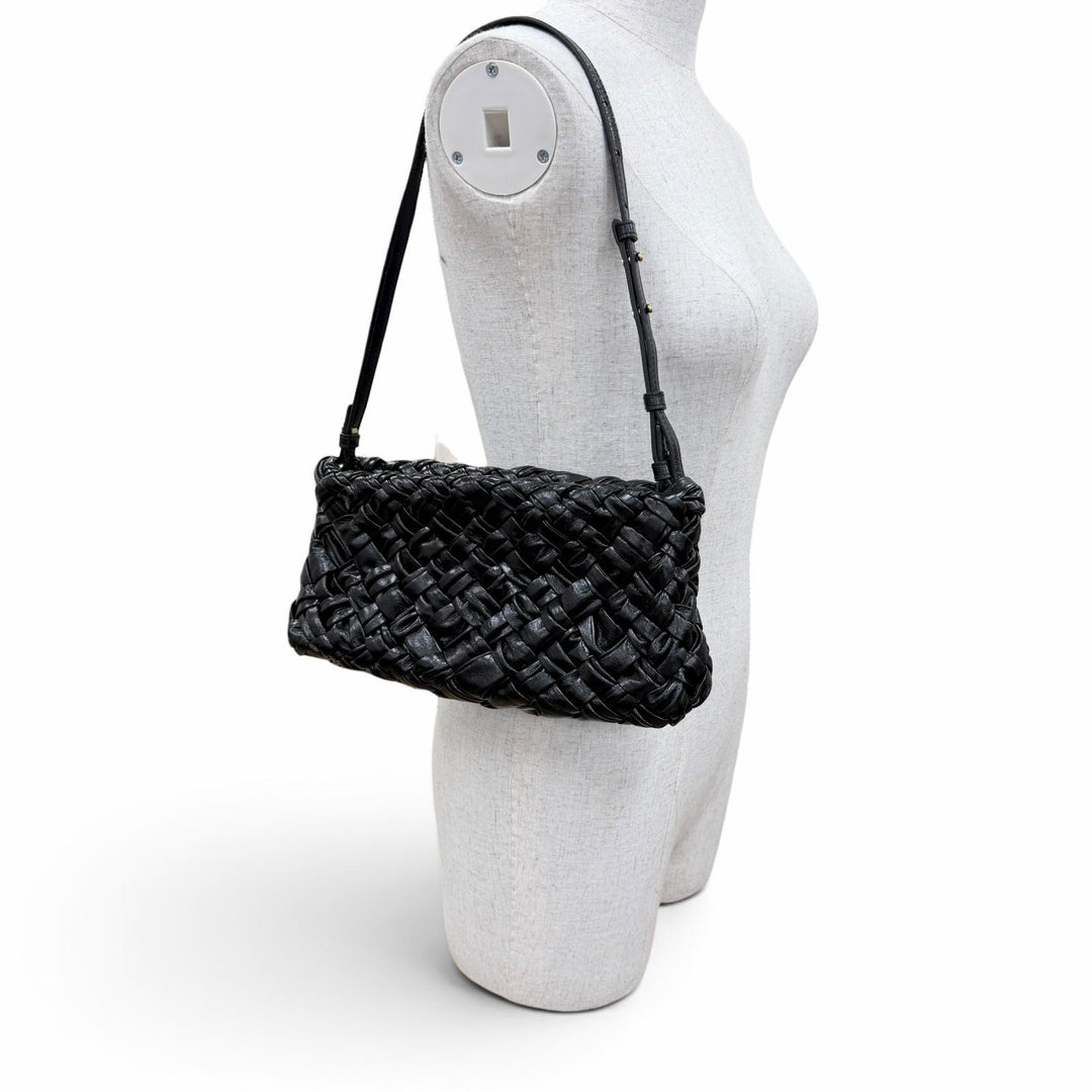 Excellent BOTTEGAVENETA Handbag Calimero Chacha Shoulder Bag INTRECCIATO