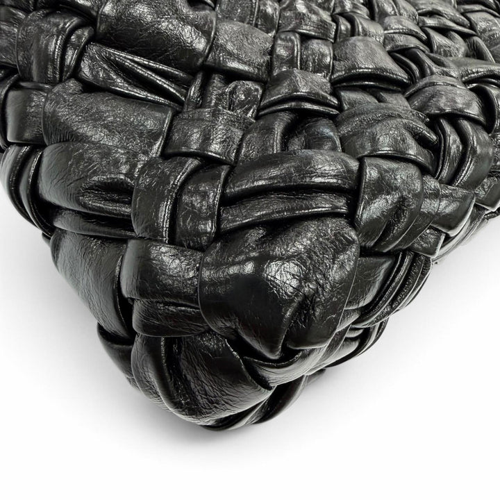 Excellent BOTTEGAVENETA Handbag Calimero Chacha Shoulder Bag INTRECCIATO