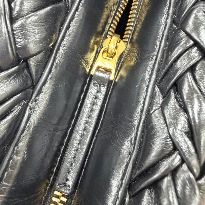 Excellent BOTTEGAVENETA Handbag Calimero Chacha Shoulder Bag INTRECCIATO