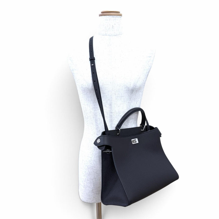 Excellent michino PARIS Shoulder Bag LUTECE PM 2WAY handbag Dark navy
