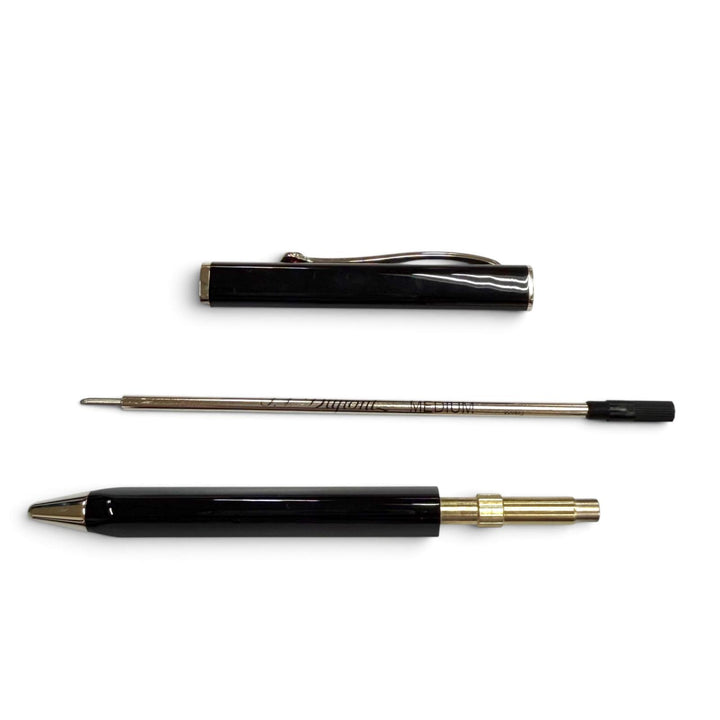 Great Dupont Ballpoint pen Karl Lagerfeld Designed Mont Dupont black Carnelian