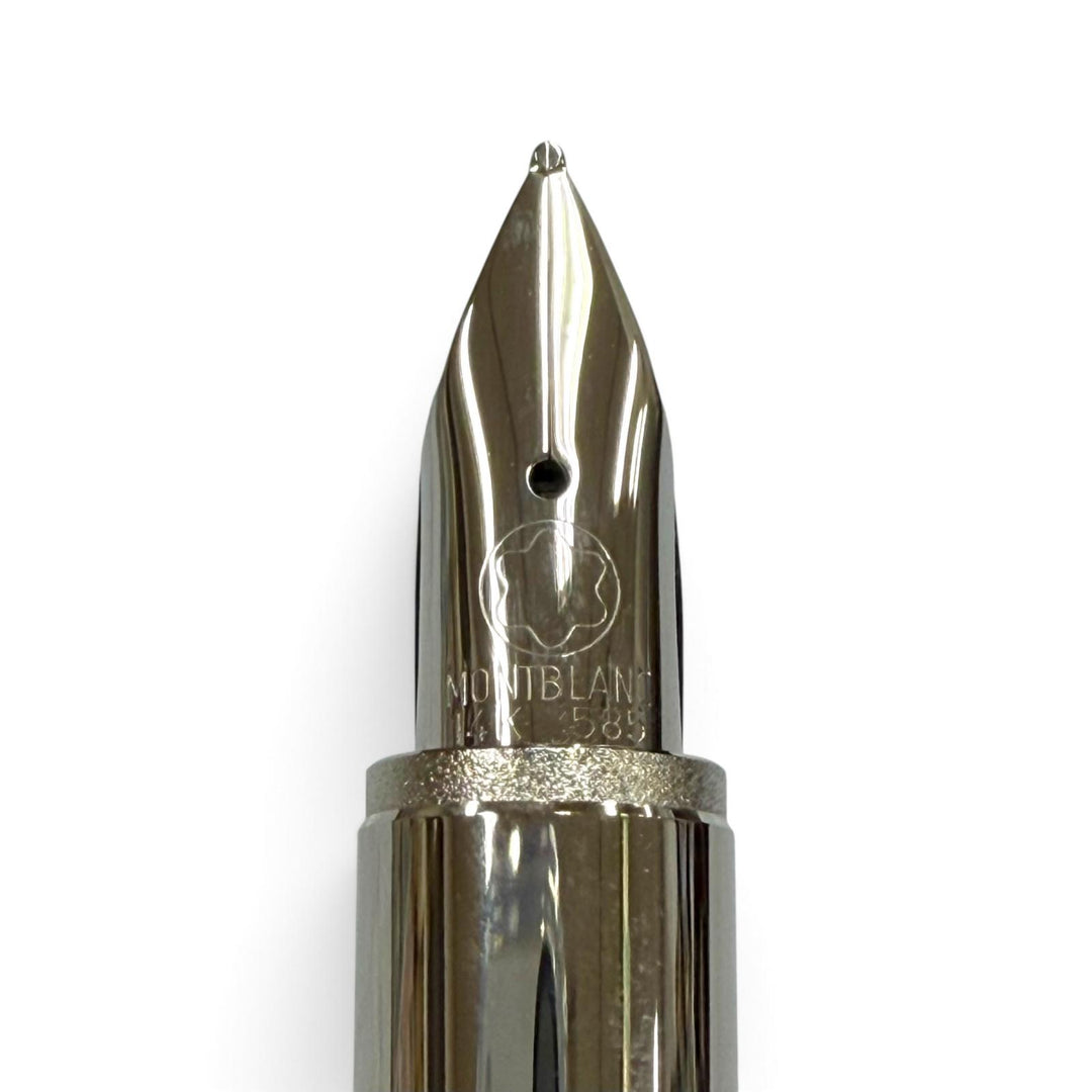 Very Good MONTBLANC fountain pen Starwalker Matt black 14K mens