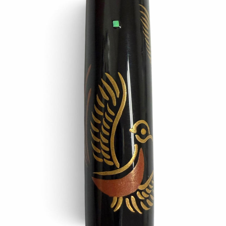Very Good PLATINUM fountain pen Makie Phoenix design, made by Ippei, cap type.