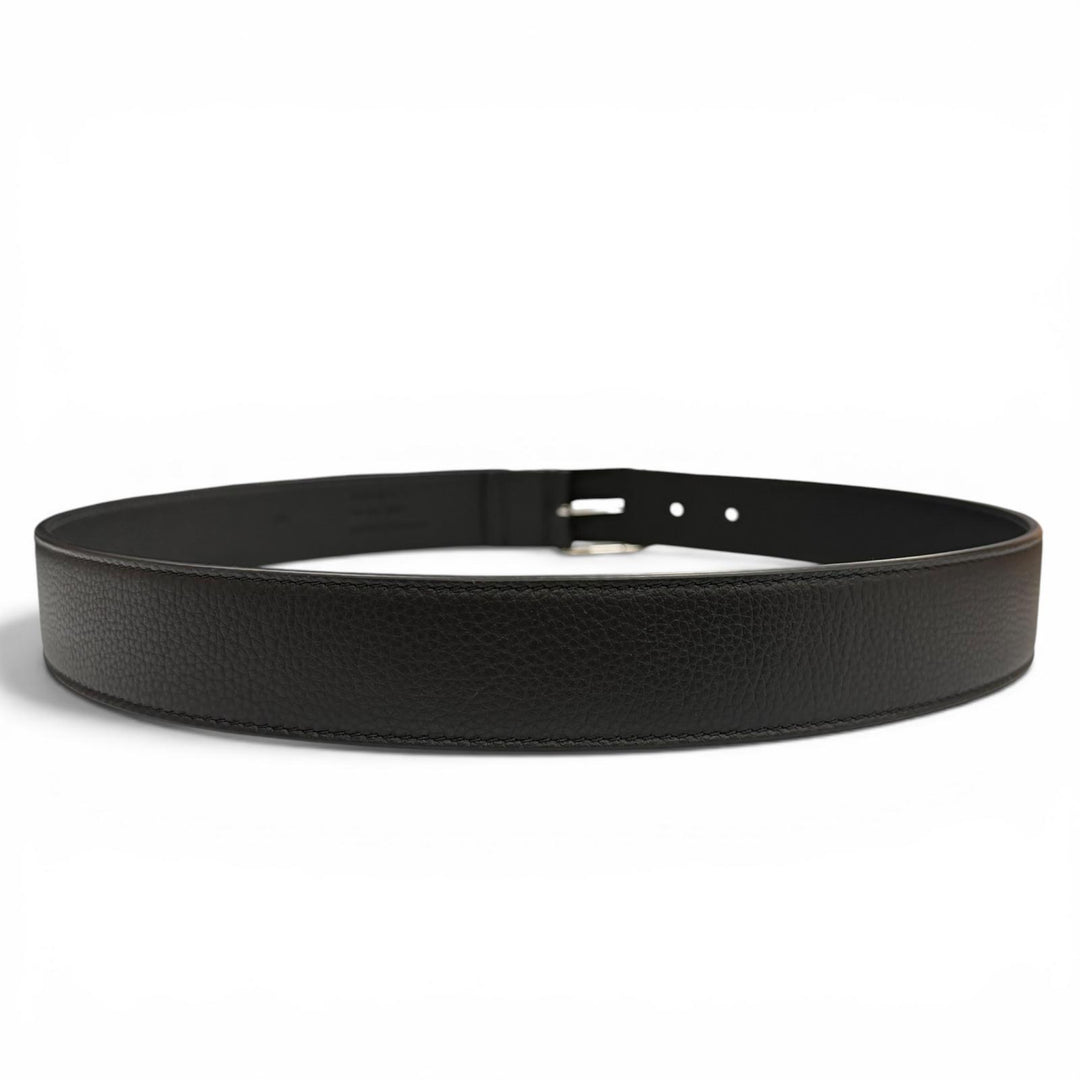 Excellent DIOR belt Gravity black Grained calfskin Leather mens 4333PLYMJH00N