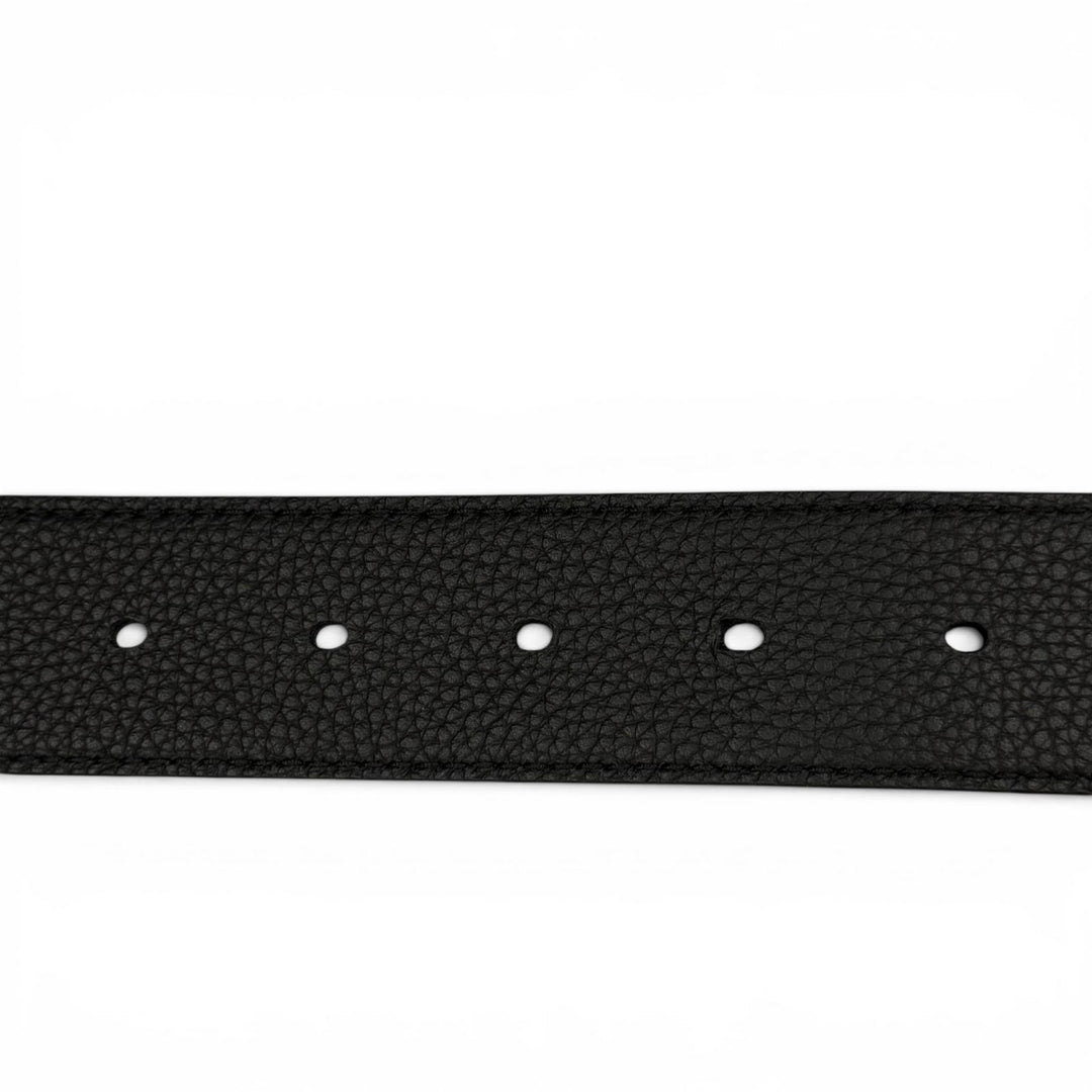 Excellent DIOR belt Gravity black Grained calfskin Leather mens 4333PLYMJH00N