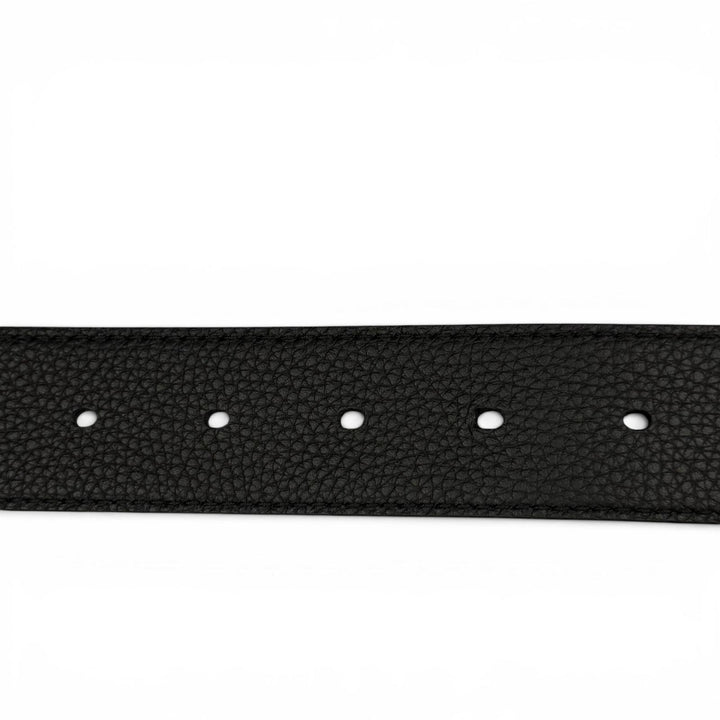 Excellent DIOR belt Gravity black Grained calfskin Leather mens 4333PLYMJH00N