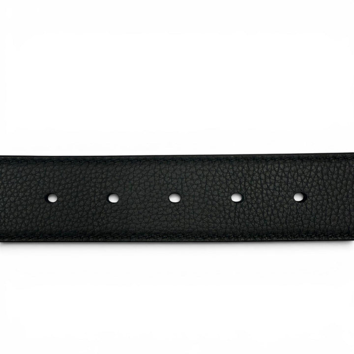Excellent DIOR belt Gravity black Grained calfskin Leather mens 4333PLYMJH00N